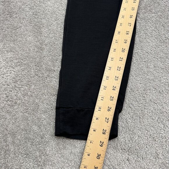 Zella Jogger Pants Womens Medium Black Zip Pocket Elastic Wasit Tapered Active - Picture 14 of 15